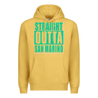 Antique Gold Straight Outta San Marino Premium Hoodie - Bettercallsaul
