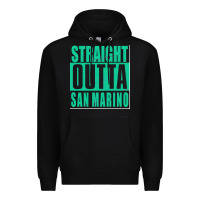 Black Straight Outta San Marino Premium Hoodie - Bettercallsaul