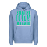 Colony Blue Straight Outta San Marino Premium Hoodie - Bettercallsaul
