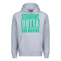 Heather Grey Straight Outta San Marino Premium Hoodie - Bettercallsaul