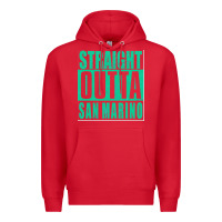 Red Straight Outta San Marino Premium Hoodie - Bettercallsaul