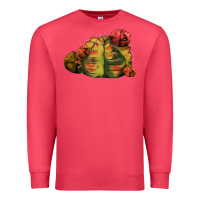 Cardinal Gymnocalycium Variegated Cactus Premium Sweatshirt - LillyAllenDesigns