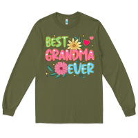 Army Green best grandma ever Long Sleeve Tee - JahusDesignShop