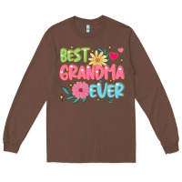 Chestnut best grandma ever Long Sleeve Tee - JahusDesignShop