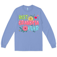 Colony Blue best grandma ever Long Sleeve Tee - JahusDesignShop