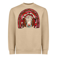 Mushroom valentines hereford rainbow Heavyweight Sweatshirt - JahusDesignShop