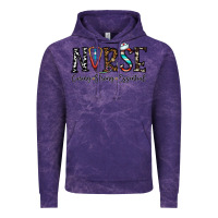Cloud Purple nurse caring strong essential Vintage Hoodie - CowhideDigitalArt