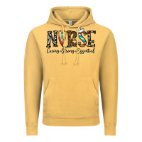 Vintage Mustard nurse caring strong essential Vintage Hoodie - CowhideDigitalArt