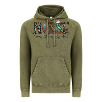 Vintage Olive nurse caring strong essential Vintage Hoodie - CowhideDigitalArt