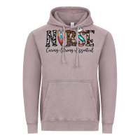 Vintage Zinc nurse caring strong essential Vintage Hoodie - CowhideDigitalArt
