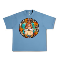 Pebble Blue fall gnomes round earrings Urban Heavy Tee - Artiststas
