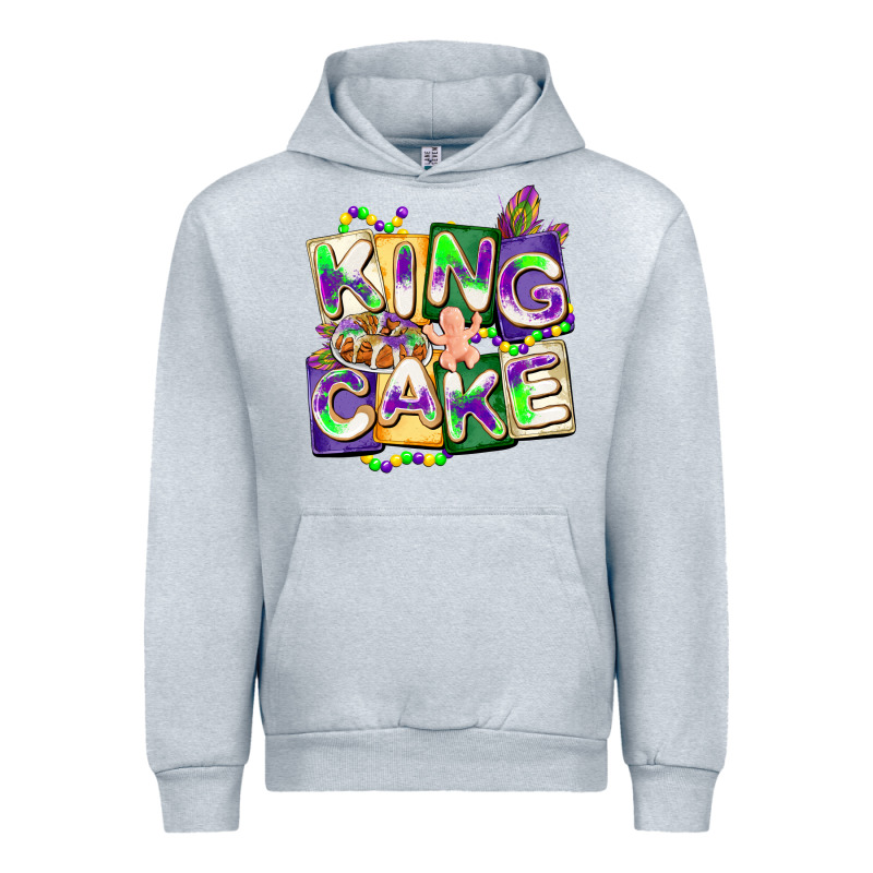 King Cake Mardi Gras Urban Hoodie by CowGirlArtShop | Teevron