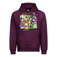 Mauve Wine king cake mardi gras Urban Hoodie - CowGirlArtShop
