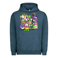 Pigment Midnight Navy king cake mardi gras Urban Hoodie - CowGirlArtShop