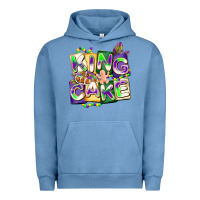 Pigment Pebble Blue king cake mardi gras Urban Hoodie - CowGirlArtShop