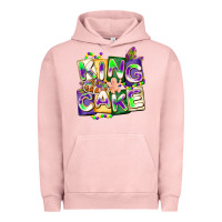 Pigment Salmon king cake mardi gras Urban Hoodie - CowGirlArtShop