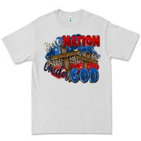 Dove Grey one nation under god Premium Tee - Zillion Design Studio