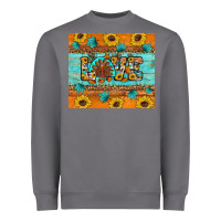Storm Sunflower Leopard Thanksgiving Love Heavyweight Sweatshirt - Artiststas