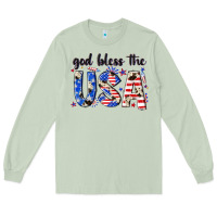 Matcha god bless the usa Long Sleeve Tee - NancyCooperArtShop