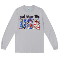 Moon Dust god bless the usa Long Sleeve Tee - NancyCooperArtShop