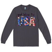 Smoke god bless the usa Long Sleeve Tee - NancyCooperArtShop
