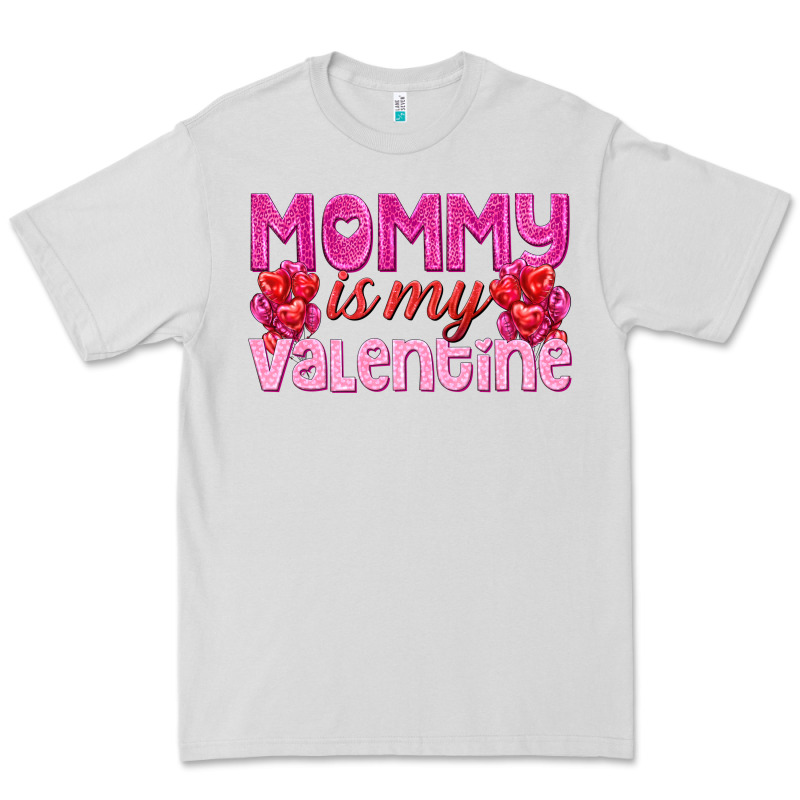 Mommy Is Valentine Premium Tee by texasbilliewilder | Teevron