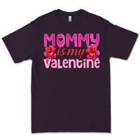 Plum mommy is valentine Premium Tee - texasbilliewilder