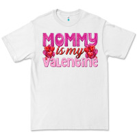 White mommy is valentine Premium Tee - texasbilliewilder