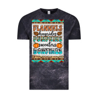 Cloud Black Flannels Hayrides Pumpkins Sweaters Bonfires Vintage Tee - Artiststas