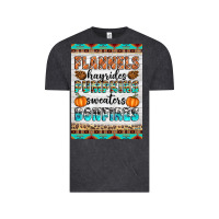 Vintage Black Flannels Hayrides Pumpkins Sweaters Bonfires Vintage Tee - Artiststas