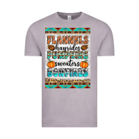 Vintage Zinc Flannels Hayrides Pumpkins Sweaters Bonfires Vintage Tee - Artiststas
