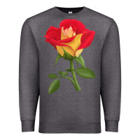 Charcoal Heather Ketchup And Mustard Rose Premium Sweatshirt - LillyAllenDesigns