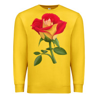 Lemon Ketchup And Mustard Rose Premium Sweatshirt - LillyAllenDesigns