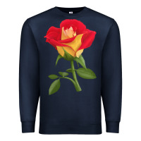 Navy Ketchup And Mustard Rose Premium Sweatshirt - LillyAllenDesigns