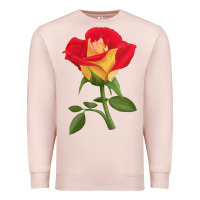 Pale Pink Ketchup And Mustard Rose Premium Sweatshirt - LillyAllenDesigns