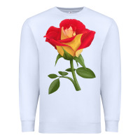 White Ketchup And Mustard Rose Premium Sweatshirt - LillyAllenDesigns