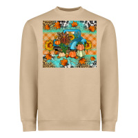 Thanksgiving Truck With Turkey Heavyweight Sweatshirt | Teevron