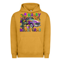 Pigment Peanut Butter happy mardi gras truck Urban Hoodie - CowGirlArtShop