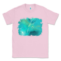 Bubblegum Pink turquoise background Classic Tee - AdoDesignShop