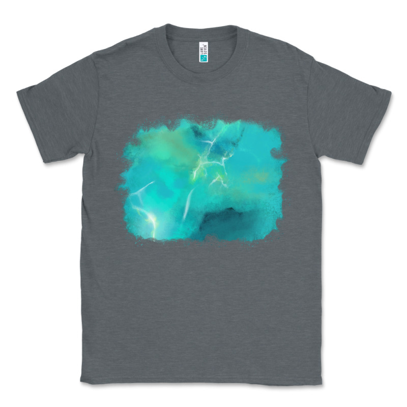 Turquoise Background Classic Tee by AdoDesignShop | Teevron