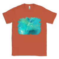 Copper turquoise background Classic Tee - AdoDesignShop
