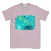 Lilac turquoise background Classic Tee - AdoDesignShop