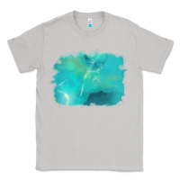 Moon Dust turquoise background Classic Tee - AdoDesignShop