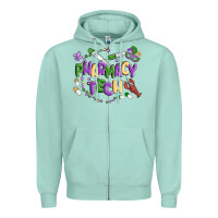 Seafoam pharmacy tech Zipper Hoodie - MaliasSmallBusiness