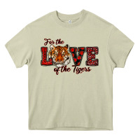 For The Love Of The Tigers Red Heavy Core Tee | Teevron