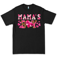 Black valentines day mamas boy Premium Tee - texasbilliewilder