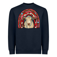 Navy valentines charolais  rainbow Heavyweight Sweatshirt - JahusDesignShop