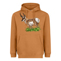 Meerkat pronghorn Heavyweight Hoodie - LillyAllenDesigns