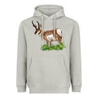 Moon Dust pronghorn Heavyweight Hoodie - LillyAllenDesigns