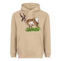 Mushroom pronghorn Heavyweight Hoodie - LillyAllenDesigns